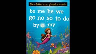 Two -letter non-phonics words in English | non -phonics words | tricky words |
