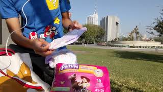 Minnie Mouse Y Toy Storys Jessie, Huggies Pull-Ups Learning Designs 4T-5T, Apertura De Paquete