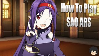 How To Play Sword Art Online Alicization Rising Steel