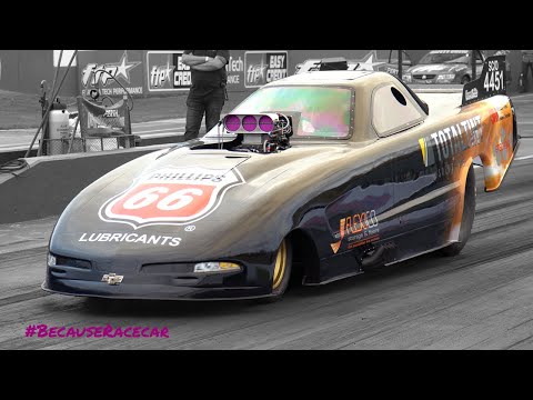 Blown Cars - Jess’s 2500hp Blown 540ci Corvette Funnycar Rips at the Test and Tune | Perth Motorplex