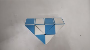 How to make a 3D Heart with snake cube.❤