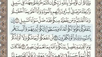 سورة الممتحنة الصفحة 549 من الاية 1 الى 5 عبدالباسط عبدالصمد مجود