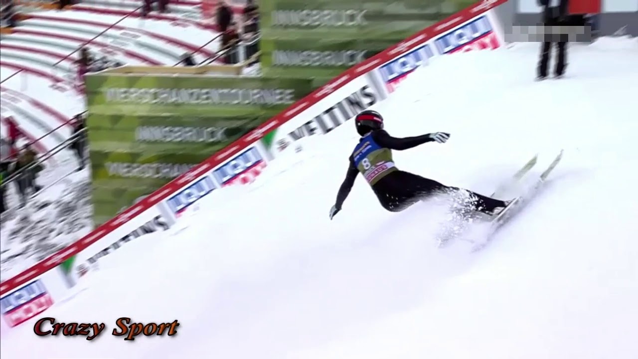 SKI JUMPING CRASH Sabirzhan Muminov 04.01.2019 YouTube