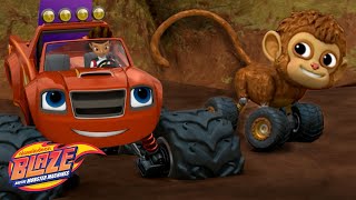 Blaze Gets Stuck in STICKY Mud! w\/ AJ | 90 Minute Compilation | Blaze and the Monster Machines