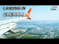 4K Flight Landing In Chennai | CCU - MAA | Air India Express | Chennai Airport