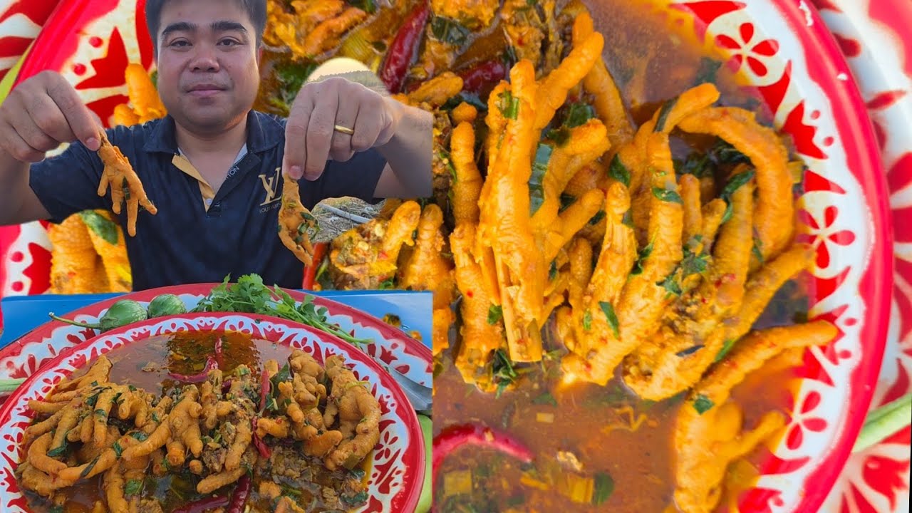 ตีนไก่ใต้น้ำแซบๆเผ็ดจัดจ้าน