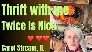 @SistersThrift Thrift With Me At Twice Is Nice Resale, in Carol Stream, IL.