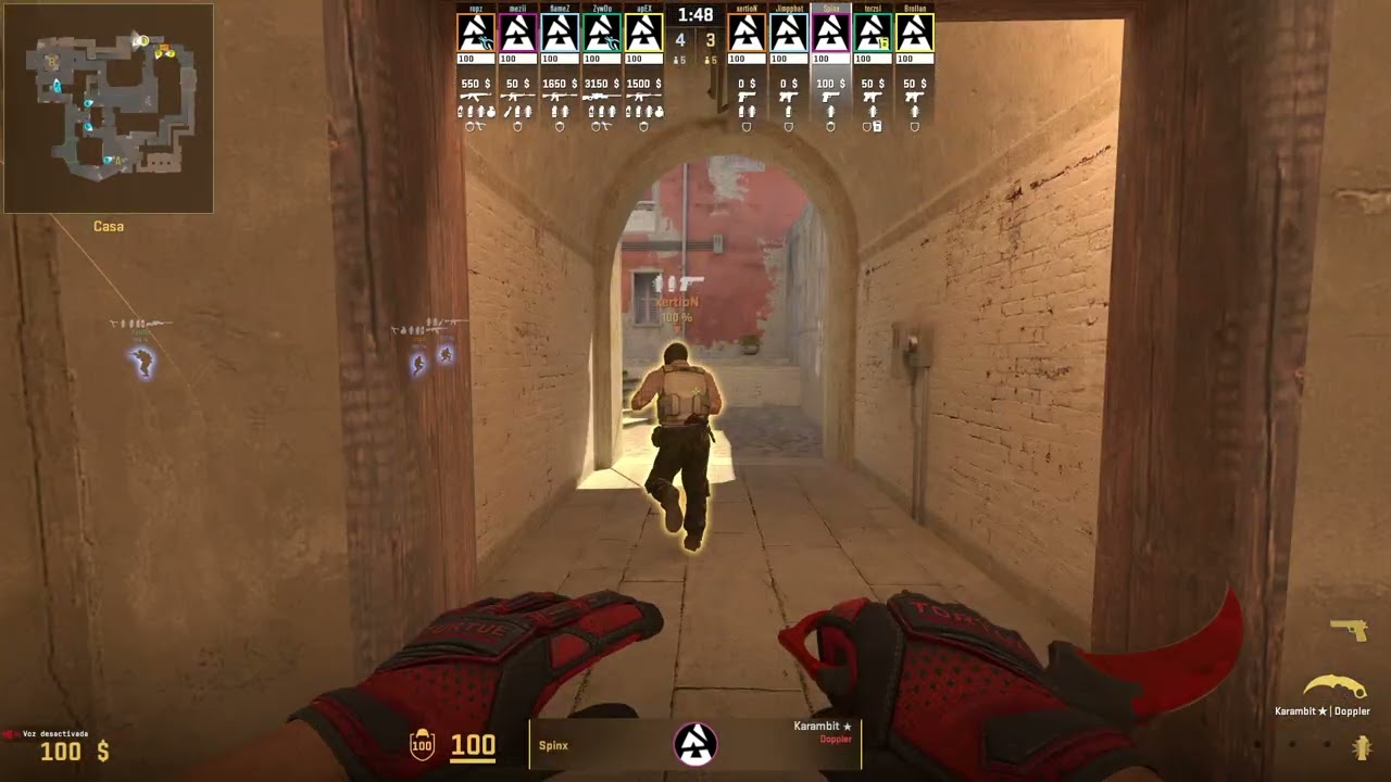 Spinx (T B Extremity) #3 Mirage vs Vitality #1 @ BLAST Open London 2025 Finals @ 06/09/2025