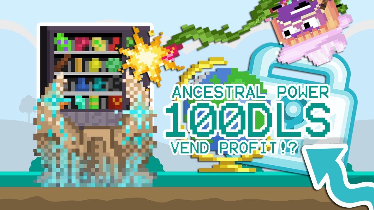 GROWTOPIA: 100Dls Auto Vend Profit?!
