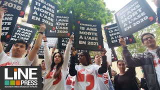 Rassemblement pour les enfants placés / Paris - France 07 mai 2024