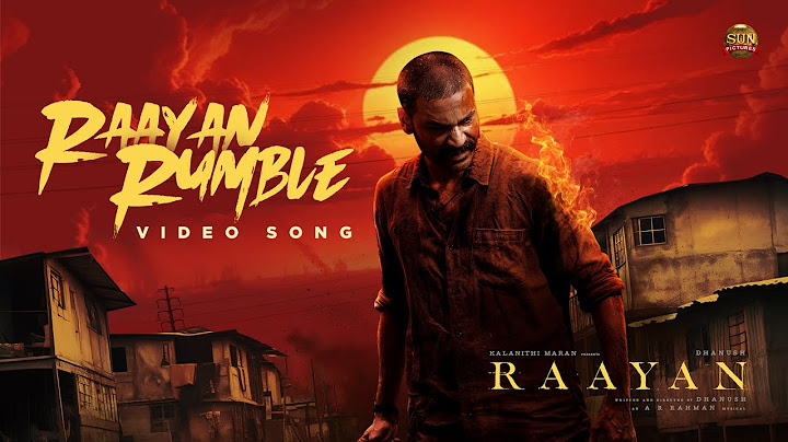 #Raayan Rumble - Video Song | Dhanush | Sun Pictures | A.R. Rahman | Arivu