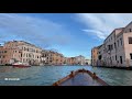 The Venice Grand Canal by boat