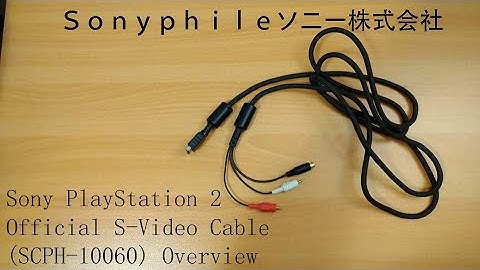 Sony PlayStation 2 S-Video Cable (SCPH-10060) - Overview