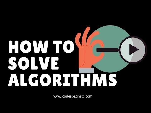 How To Solve Algorithms on white board.