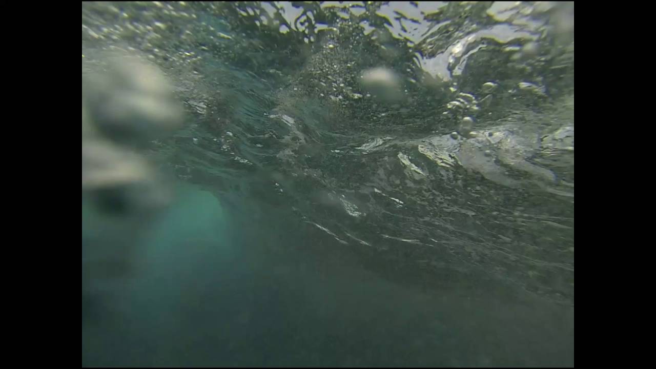 Rarotonga bodyboarding session