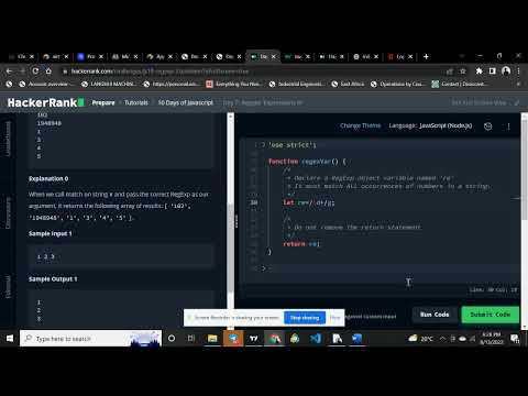 Hackerank 10 Days of javascript day 7 Regular Expressions III
