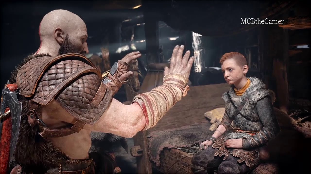 Kratos Hiding his Son in Beneath I God of War I MCBtheGamer I YouTube