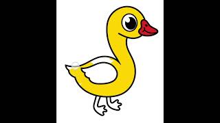 Duck 🦆🦆 #shorts #drawing #trending #viral #birds @sunshines143