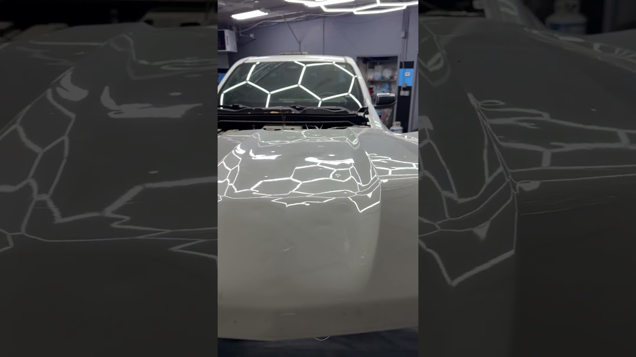 Chevy Colorado extreme hail damage. 