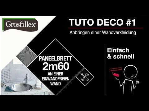 Video: Wandfaserplatten: Montage Von Paneelen An Der Wand, Verkleidung Von Küche Und Bad, Verkleidung Mit Leim, Dekorative Veredelung Mit Bedruckten Platten