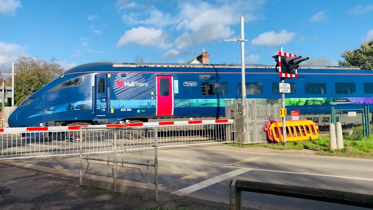 Hull Trains Azuma Paragon 802304 At Doncaster/Auckley From Peterborough