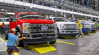 : Inside Billion $ Factory Producing Massive Ford Trucks From Scratch - Production Line