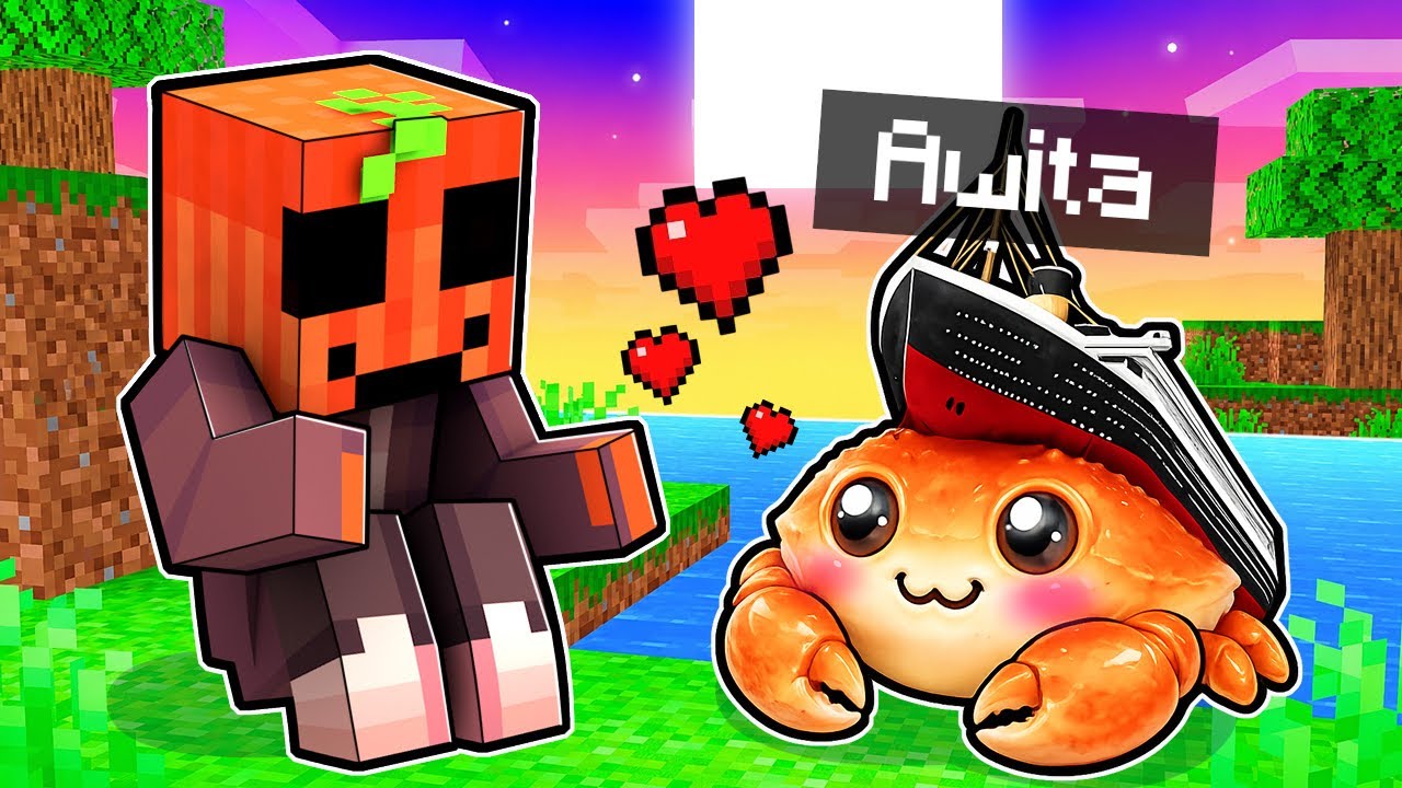 Me Hice pasar por BEBÉ CRABTANIC para Trollear a Mis Amigos en Minecraft 