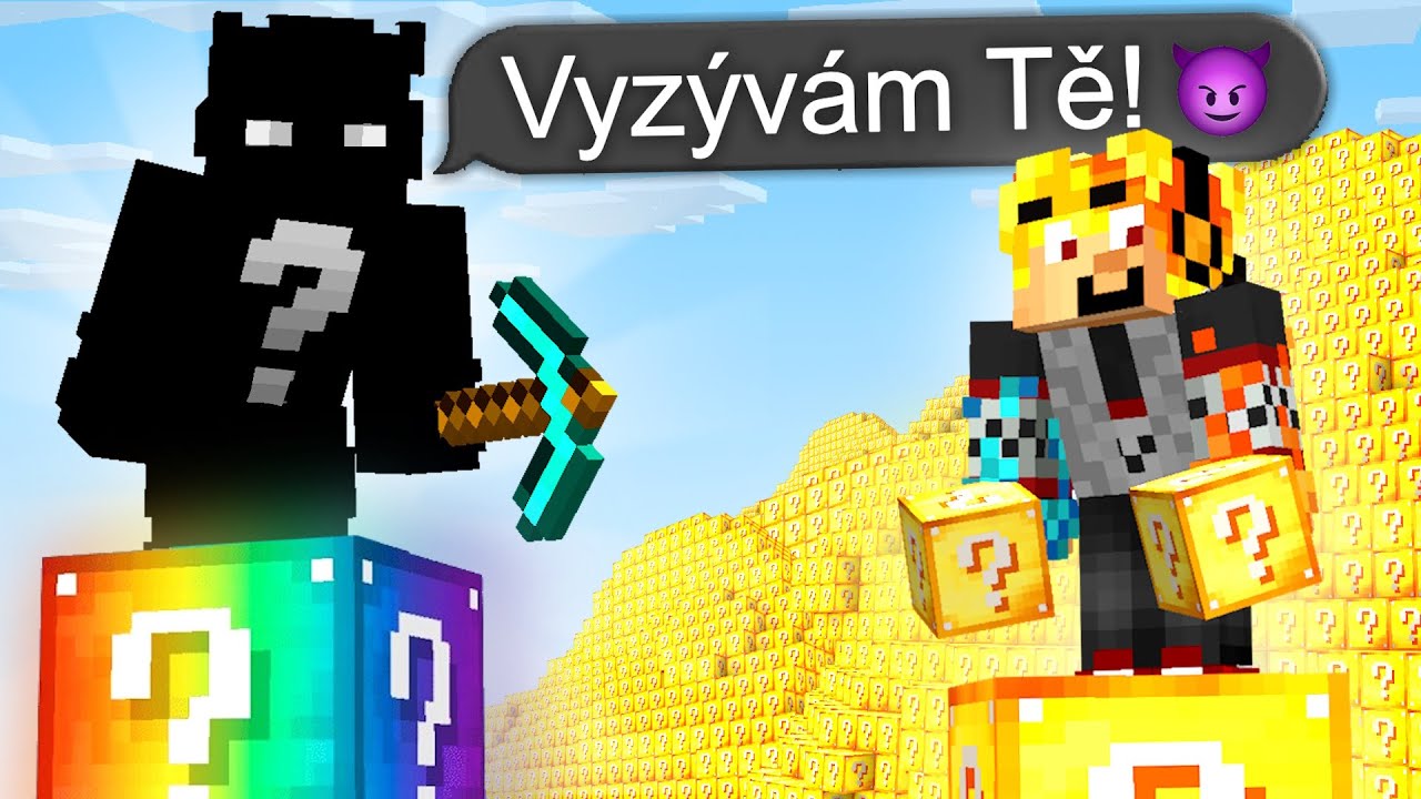 YouTuber mě vyzval na LUCKY BLOCK Souboj