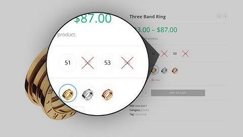 How To Set Cross Sign / Blur / Hide Out of Stock For WooCommerce Attribute Variation Swatches