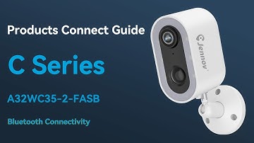 Jennov C Series A32 Wireless Battery-Powered Outdoor Security Camera with Bluetooth Connectivity