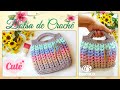 👜 Bolsa de Crochê 🧶 Ponto Puff. Por Vanessa Marcondes