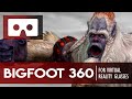 Снежный человек в формате 360 градусов. Йети 360. Yeti 360. Bigfoot 360. 4K video.