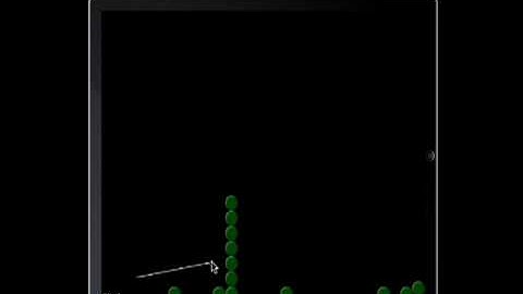 Cocos/Chipmunk Demo - iPad Simulator