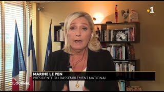 Marine Le Pen réagit à la visite du président de la République à Mayotte