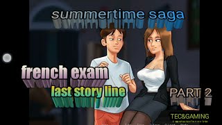 Tec&gaming - summertime saga french exam - french teacher last part