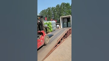 horse fence and cattle fence loading#factory #machine #loading