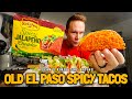 Eating Old El Paso's Spicy Jalapeño Cheddar Tacos | *TACO TUESDAY* 🌮🌶️
