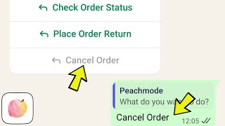 How to Cancel Cash on Delivery Order in Peachmode App | COD Order Cancel Kaise Kare screenshot 5