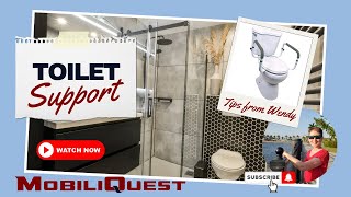Toilet Safety Rails With Adjustable Width