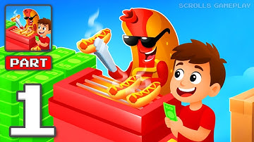 Hotdog Bitte - Gameplay Walkthrough Part 1 - Grill Master Street Game (iOS, Android)