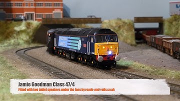 Jamie Goodman Class 47 With Two Tablet Speakers Under The Fans