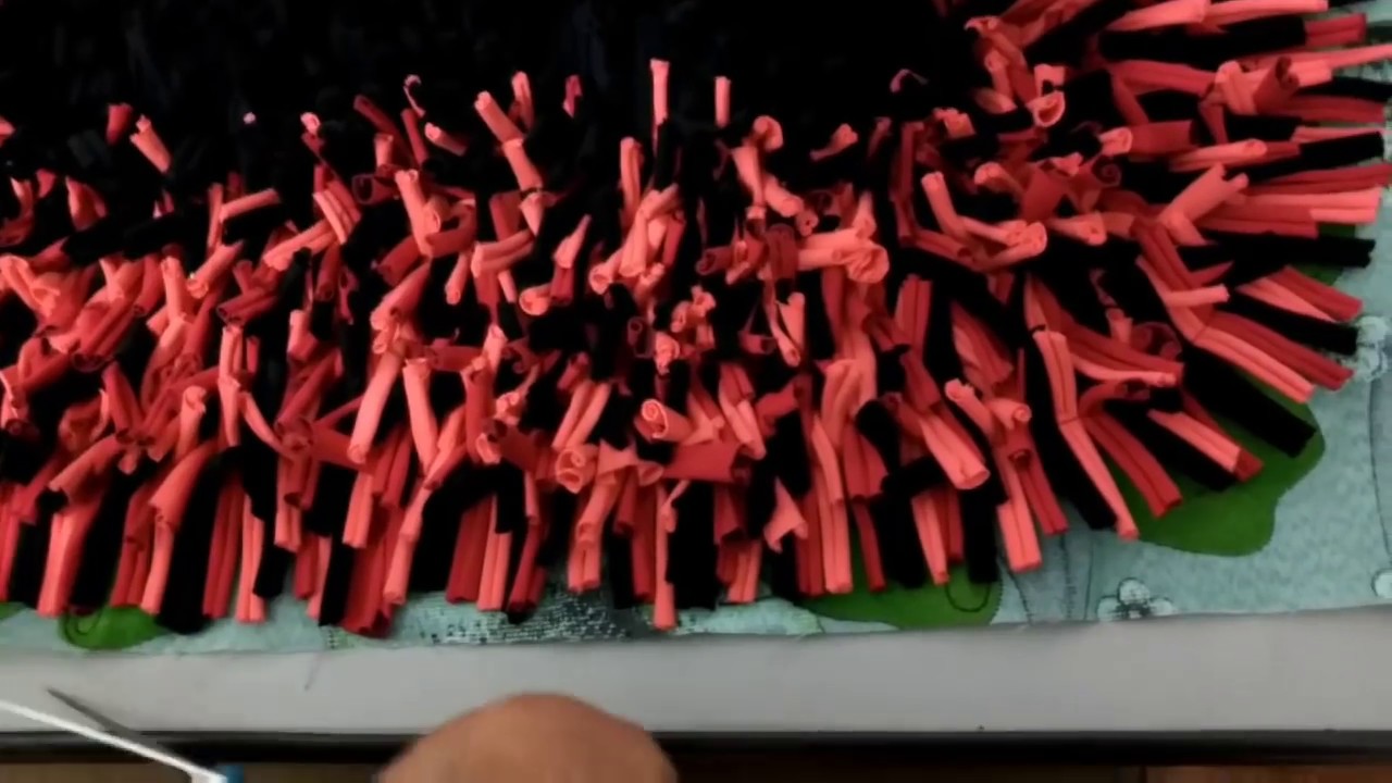 Tapete de malha (canudinhos)