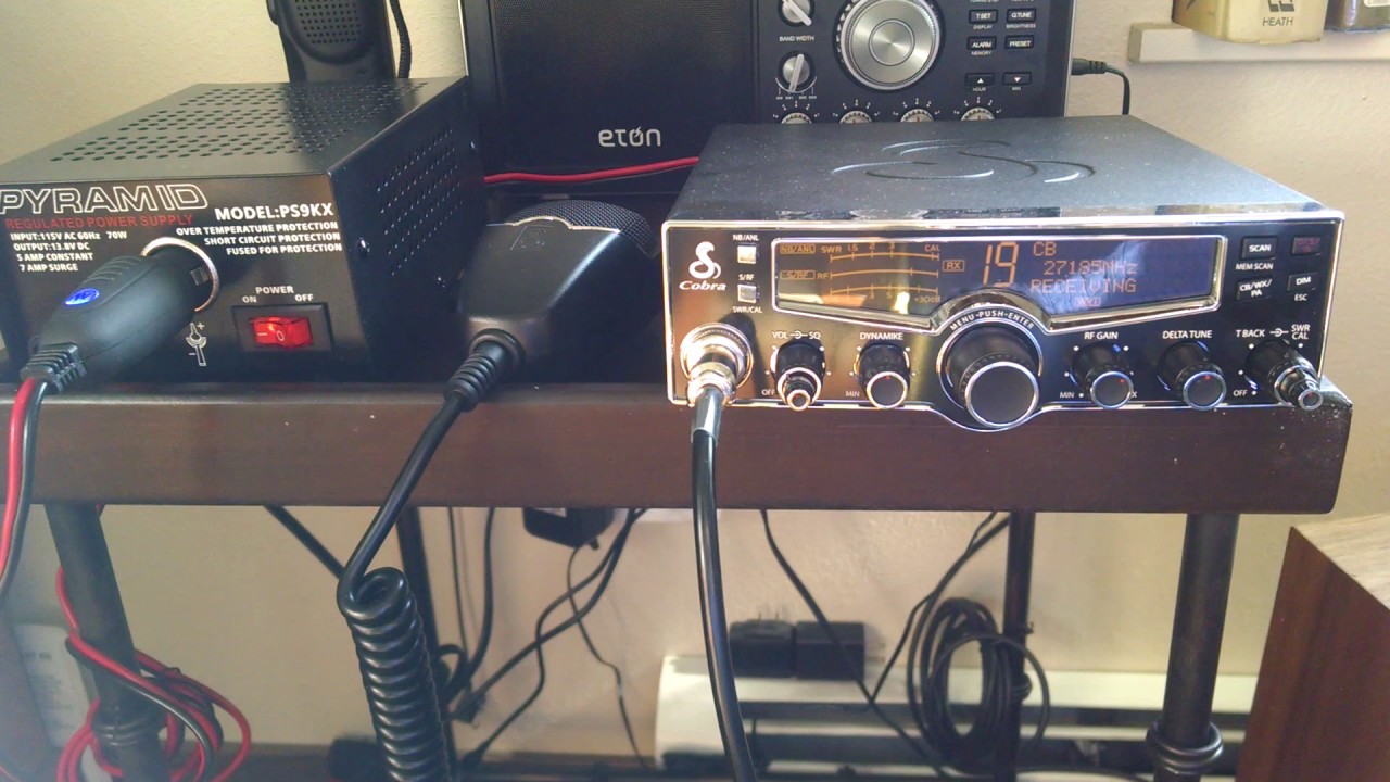 CB radio Trucker Traffichome base set upPart 3 YouTube