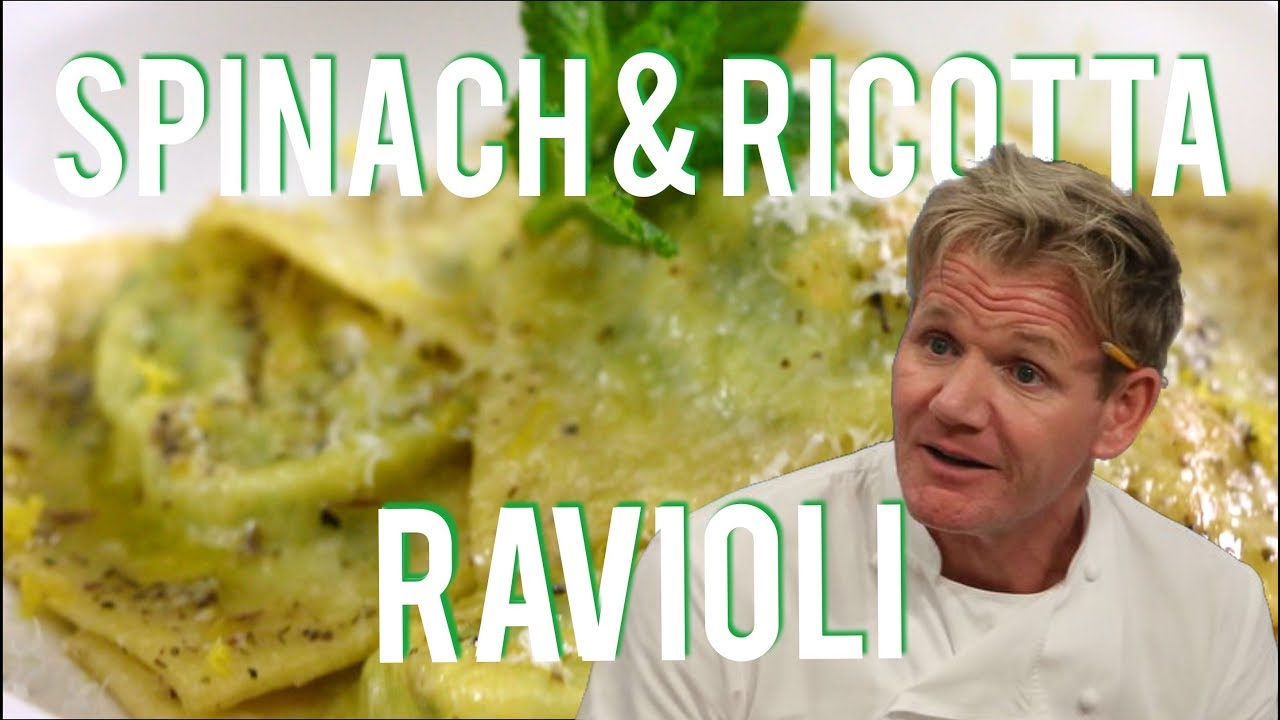 Spinach Ricotta Ravioli From Scratch