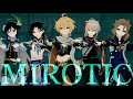 【 原神 / Genshin Impact MMD 】 MIROTIC 【 4NEMO ( Kazuha / Xiao / Venti / Aether ) + Albedo 】