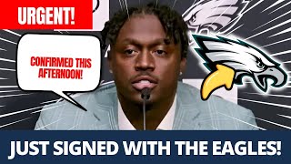 💥LAST MINUTE! UNEXPECTED SIGNING! ARRIVES TO BE A STARTER! NEWS FROM THE PHILADELPHIA EAGLES!