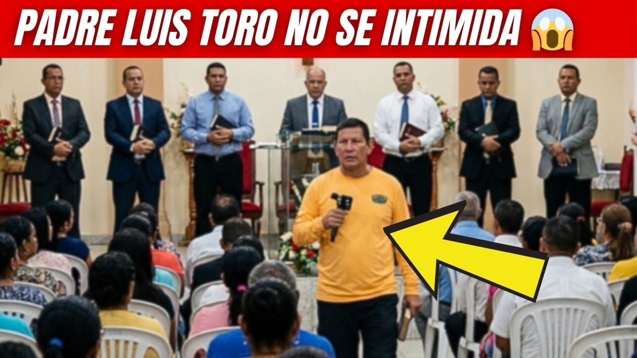 PASTOR FANÁTICO ENTRÓ CONFIADO PARA HUMILLAR AL PADRE LUIS TORO… ¡Y SALIÓ TOTALMENTE DESMORALIZADO!