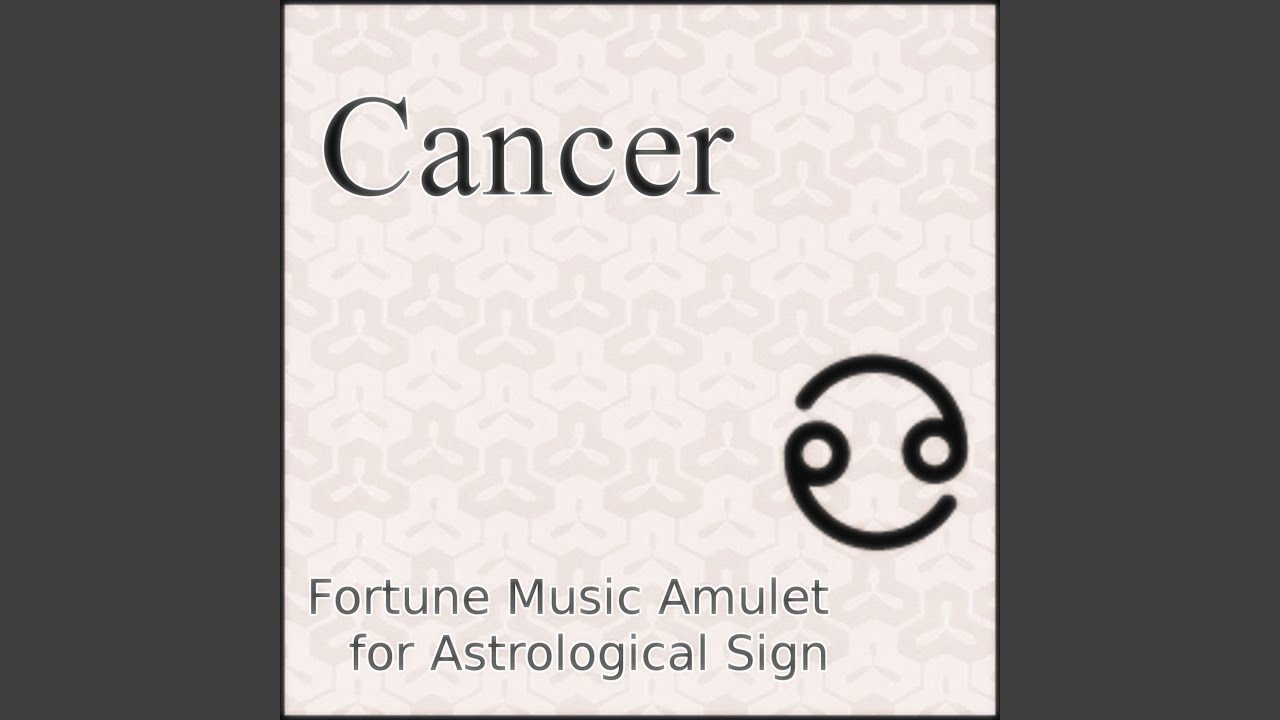 Cancer Love Fortune Music Amulet for Astrological Sign