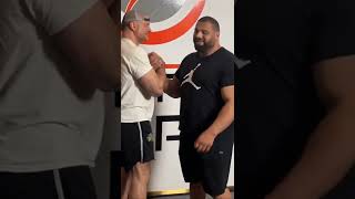 3 times Devon Larratt tried to get a feel of Levan Saginashvili's grip at KOTT 4 Armwrestling