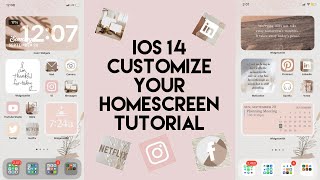 How to Customize Your HomeScreen with iOS14 | Aesthetically Pleasing inspo